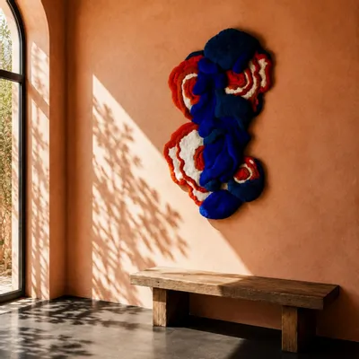 Tapestries - Contemporary wall textile work — UNIQUE PIECE — MATERIA PRIMA II. - ATELIER SAGRADO