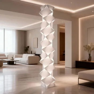 Floor lamps - Soft White Monolith - ARTDECORIS