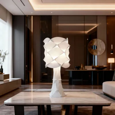 Lampes de bureau  - Kaléidoscope blanc doux - ARTDECORIS