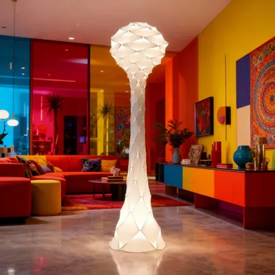 Lampadaires - Globe d'observation blanc doux - ARTDECORIS