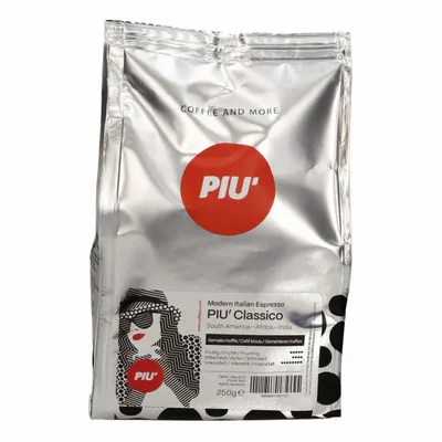 Café et thé - Caffè PIU' Classico moulu 250 gr - CAFFÈ PIU'