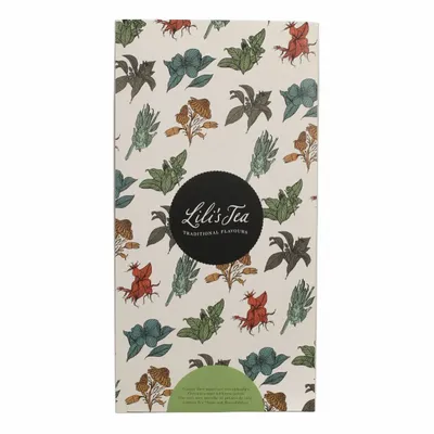 Café et thé - Lili's Tea Thé vert à la menthe et aux Pétales de rose 48 pièces - LILI'S TEA