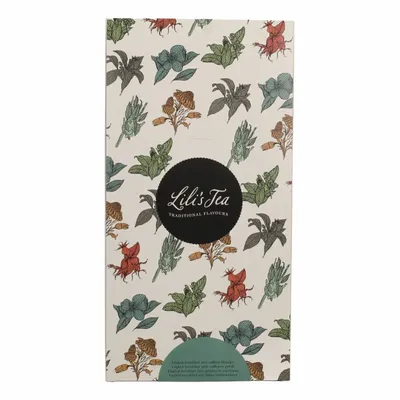 Café et thé - Lili’s Tea English Breakfast avec des pétales de Carthame 48 pièces - LILI'S TEA