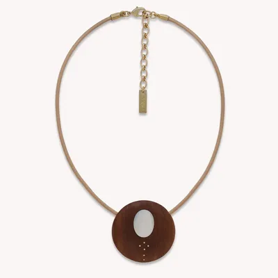 Jewelry - Sandow necklace with round pendant - Oman - NATURE BIJOUX