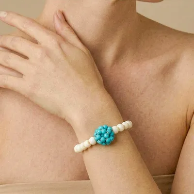 Jewelry - Woven stretch bracelet - Manitoba - NATURE BIJOUX