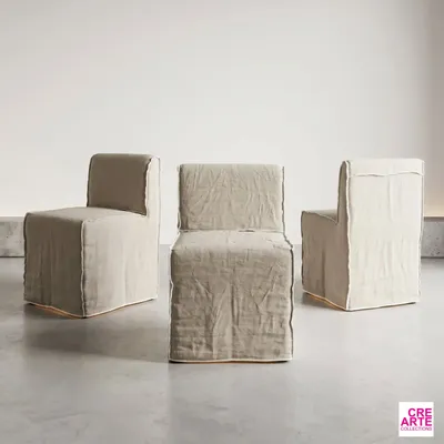 Chairs for hospitalities & contracts - Oga Side Special Cover | Removable Cover Chair - CREARTE COLLECTIONS