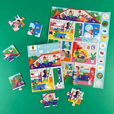 Jeux enfants - PUZZLES - PIROUETTE CACAHOUETE