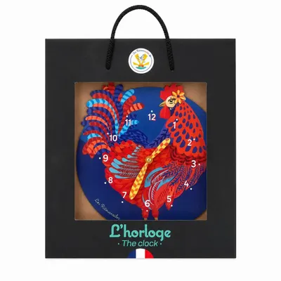 Horloges - Horloge temps Emma Poule - LES RITOURNAILES