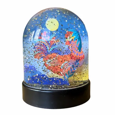 Objets de décoration - Boule à paillettes Emma Poule - LES RITOURNAILES