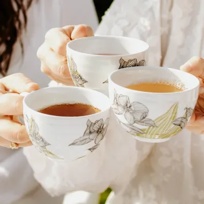Accessoires thé et café - Lili's Tea Tasse verte et soucoupe - LILI'S TEA