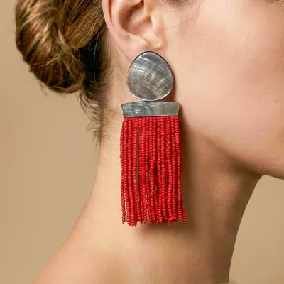Bijoux - Boucles d'oreilles poussoir grand modèle - Sumida - NATURE BIJOUX