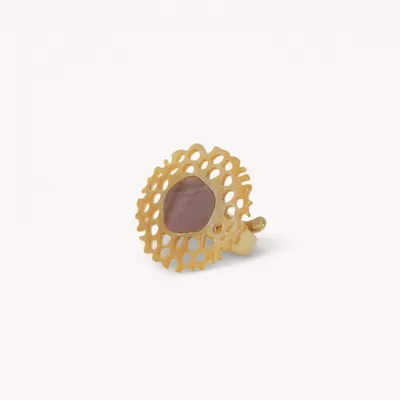 Bijoux - Bague ajustable petit modèle - Corallium - NATURE BIJOUX