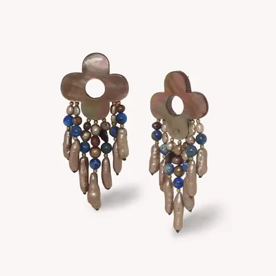 Bijoux - Boucles d'oreilles poussoir grand modèle - Montmartre - NATURE BIJOUX