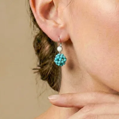 Bijoux - Boucles d'oreilles dormeuses petit modèle - Manitoba - NATURE BIJOUX