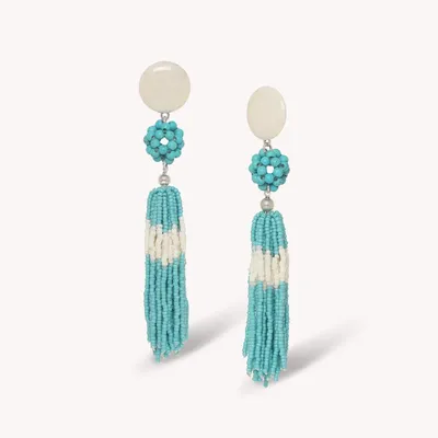 Bijoux - Boucles d'oreilles poussoir gros pompon - Manitoba - NATURE BIJOUX