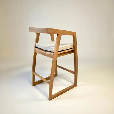Fauteuils de jardin - Fauteuil de bar en teck - BALINAISA