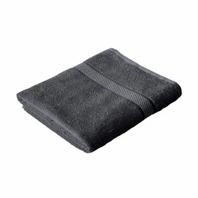 Serviettes de bain - SERVIETTE DE TOILETTE PARIS, GRIS FONCÉ 40x60cm - BY WILLE