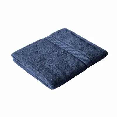 Serviettes de bain - SERVIETTE DE TOILETTE PARIS, INDIGO BLEU 40x60cm - BY WILLE