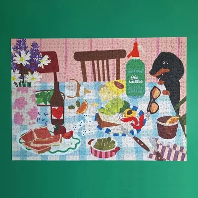 Decorative objects - Puzzle 1000 pièces Tapas y amigos - PIÈCE RAPPORTÉE