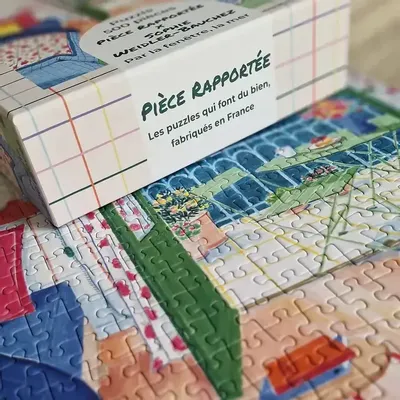 Decorative objects - Puzzle 500 pièces Par la fenêtre, la mer - PIÈCE RAPPORTÉE