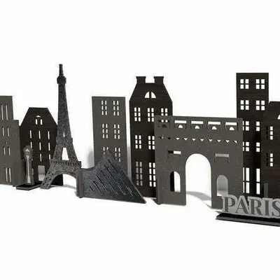 Decorative objects - Memoty City: Paris - ENJOY THE WOOD