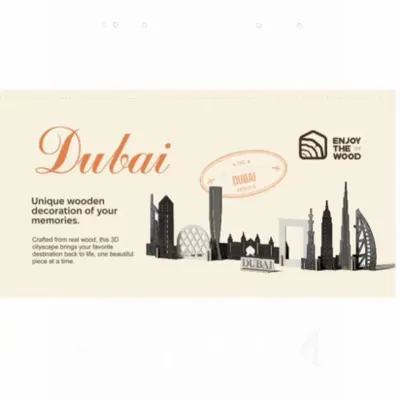 Objets de décoration - Ville Souvenir : Dubaï - ENJOY THE WOOD