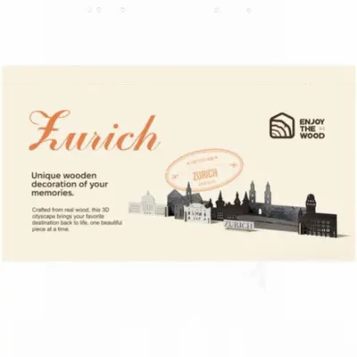 Objets de décoration - Ville Souvenir : Zurich - ENJOY THE WOOD