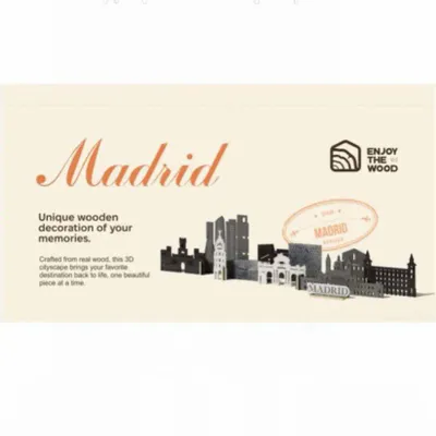 Objets de décoration - Ville Souvenir : Madrid - ENJOY THE WOOD