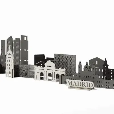 Objets de décoration - Ville Souvenir : Madrid - ENJOY THE WOOD