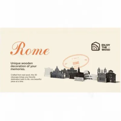 Objets de décoration - Ville Souvenir : Rome - ENJOY THE WOOD