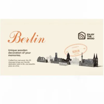 Objets de décoration - Ville Souvenir : Berlin - ENJOY THE WOOD