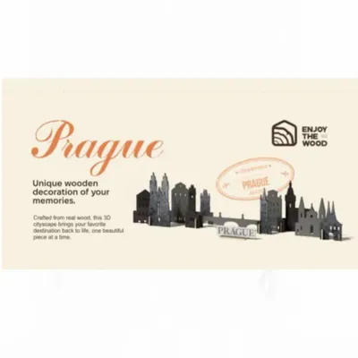 Objets de décoration - Ville Souvenir : Prague - ENJOY THE WOOD