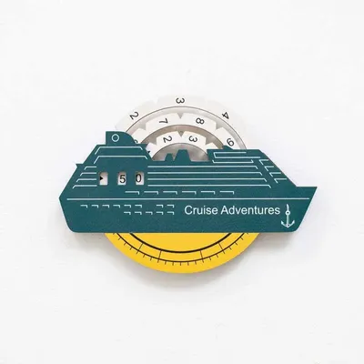 Objets de décoration - Carte du Monde en Bois Colorée 3D Travel Tracker Cruise Liner - Pays - ENJOY THE WOOD