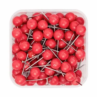 Objets de décoration - Punaises en toile rouges - ENJOY THE WOOD