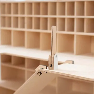 Objets de décoration - Garage de rangement pour petites voitures – Blanc - ENJOY THE WOOD