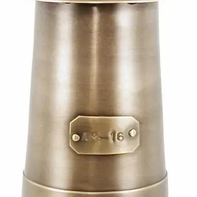 Decorative objects - Oil minor lamp, antique brass finish H : 8''1/2 - TRADE WINDS