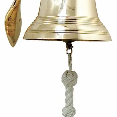 Other wall decoration - Heavy ship bell, solid brass diam. 4'' - TRADE WINDS