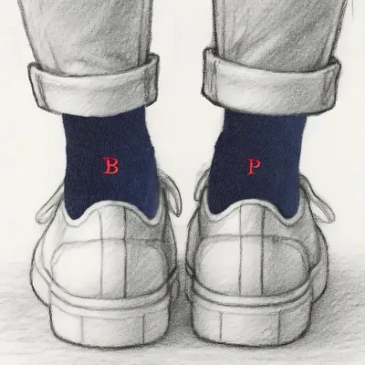Chaussettes - Box de 18 Chaussettes Basses à Initiales | Coton Bio | Made in Italy - INDIVIDUAL SOCKS