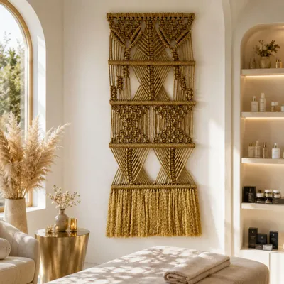 Tapisseries - Décoration Murale Textile - Doré - NŒULUXE