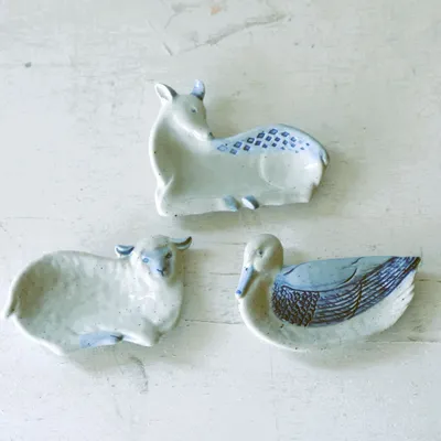 Assiettes au quotidien - Koti - assiette pour petits animaux - MARUMITSU POTERIE
