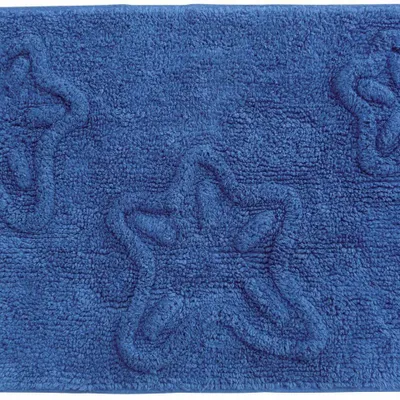 Tapis - Tapis de bain 3 étoiles de mer 50x80, bleu - TRADE WINDS