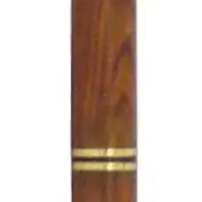 Objets de décoration - Canne de marche en bois av pommeau en L, équipée d'1 boussole et fiole secrète - H. 91 cm - TRADE WINDS