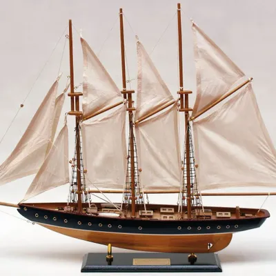 Objets de décoration - Maquette Atlantic, L.72 x H.56 x l.12 cm - TRADE WINDS