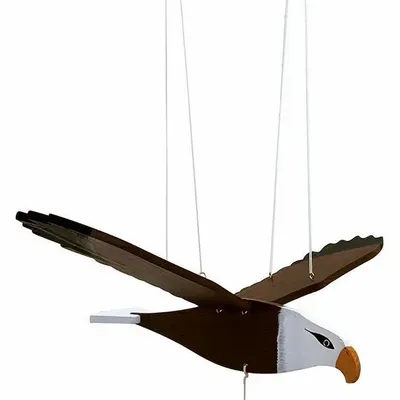 Objets déco enfant - Mobile aigle en bois L : 52 cm - TRADE WINDS