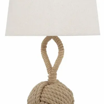 Lampes à poser - Lampe cordage touline - H : 56 cm - Ampoule E27 - TRADE WINDS