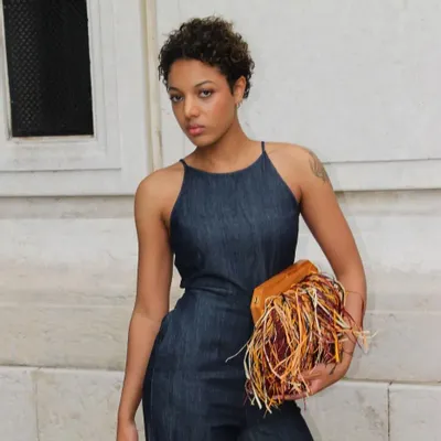 Sacs et cabas - Sac raphia à franges multicolores KIKI (Bordeaux) - KLEO