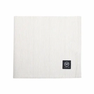 Linge de table textile - NAPPE ESSUYABLE RECYCLÉE BOSSE, LIN/BLANC 140x240cm - BY WILLE