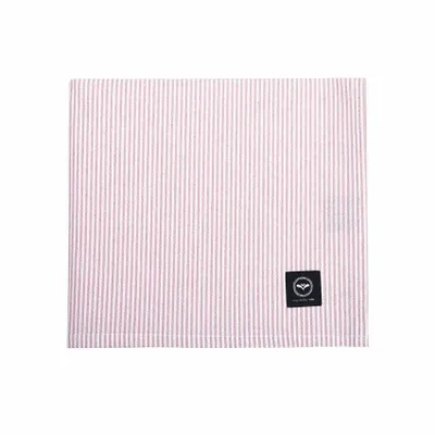 Linge de table textile - NAPPE ESSUYABLE RECYCLÉE BOSSE, ROSE CLAIR/BLANC 140x310cm - BY WILLE
