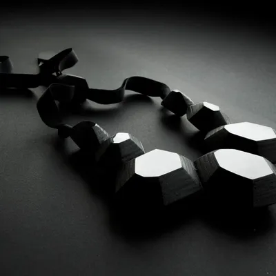 Jewelry - Leather jewelry - BAROK necklace 02 - SOPHIE • TERRIERE BIJOUX DE CUIR