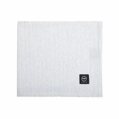 Table linen - NAPPE ESSUYABLE RECYCLÉE BOSSE, GRIS CLAIR/BLANC 140x310cm - BY WILLE